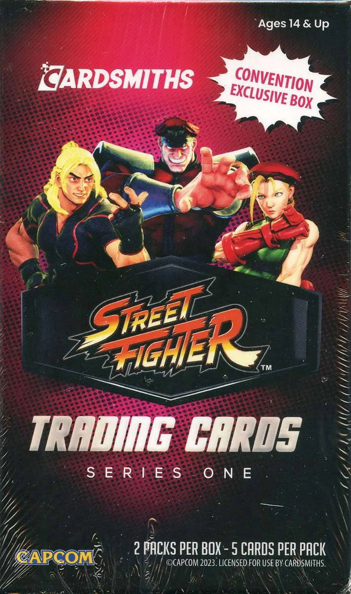 Street Fighter Trading Cards Convention Exclusive Box M587597