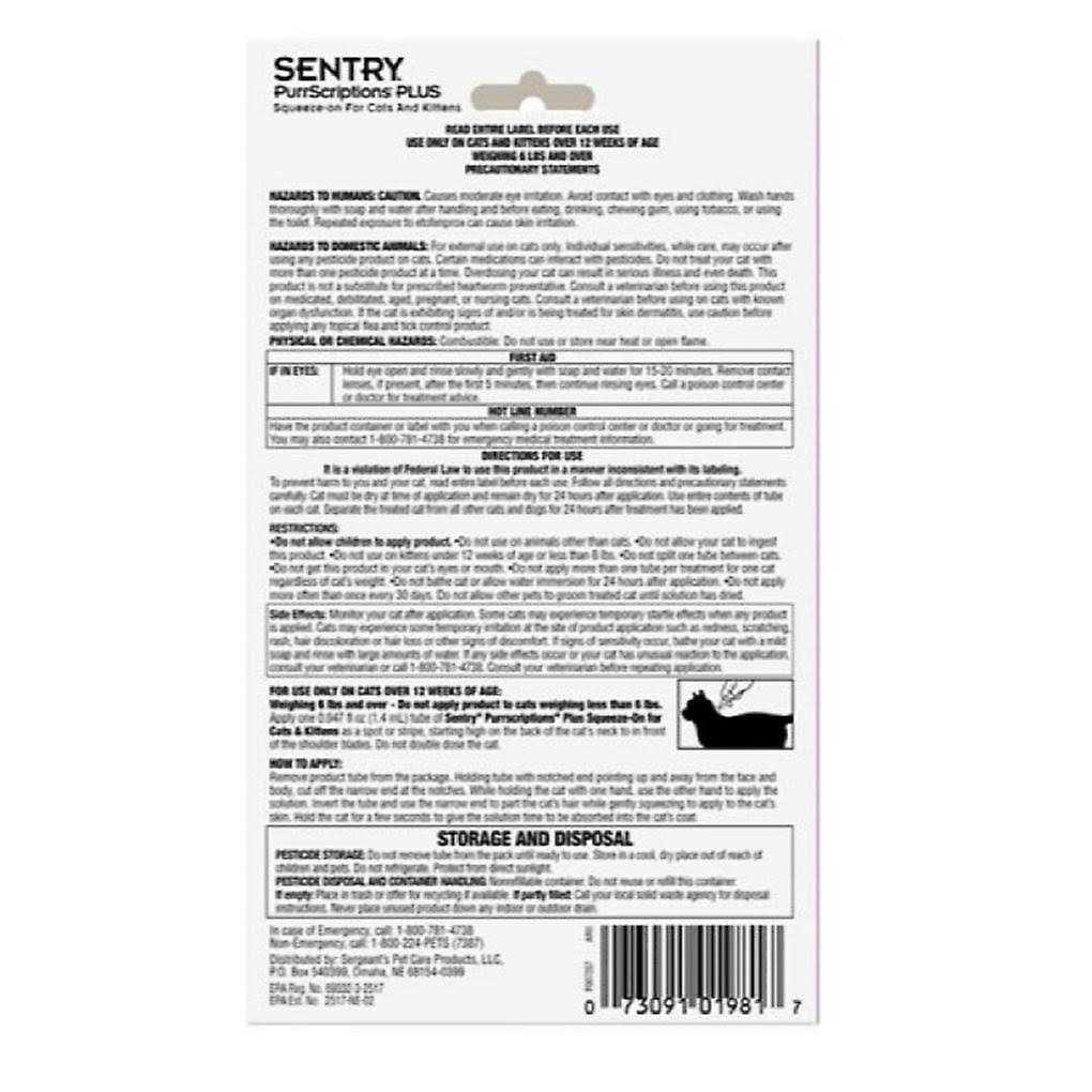 Flea and Tick Squeeze-On W5292