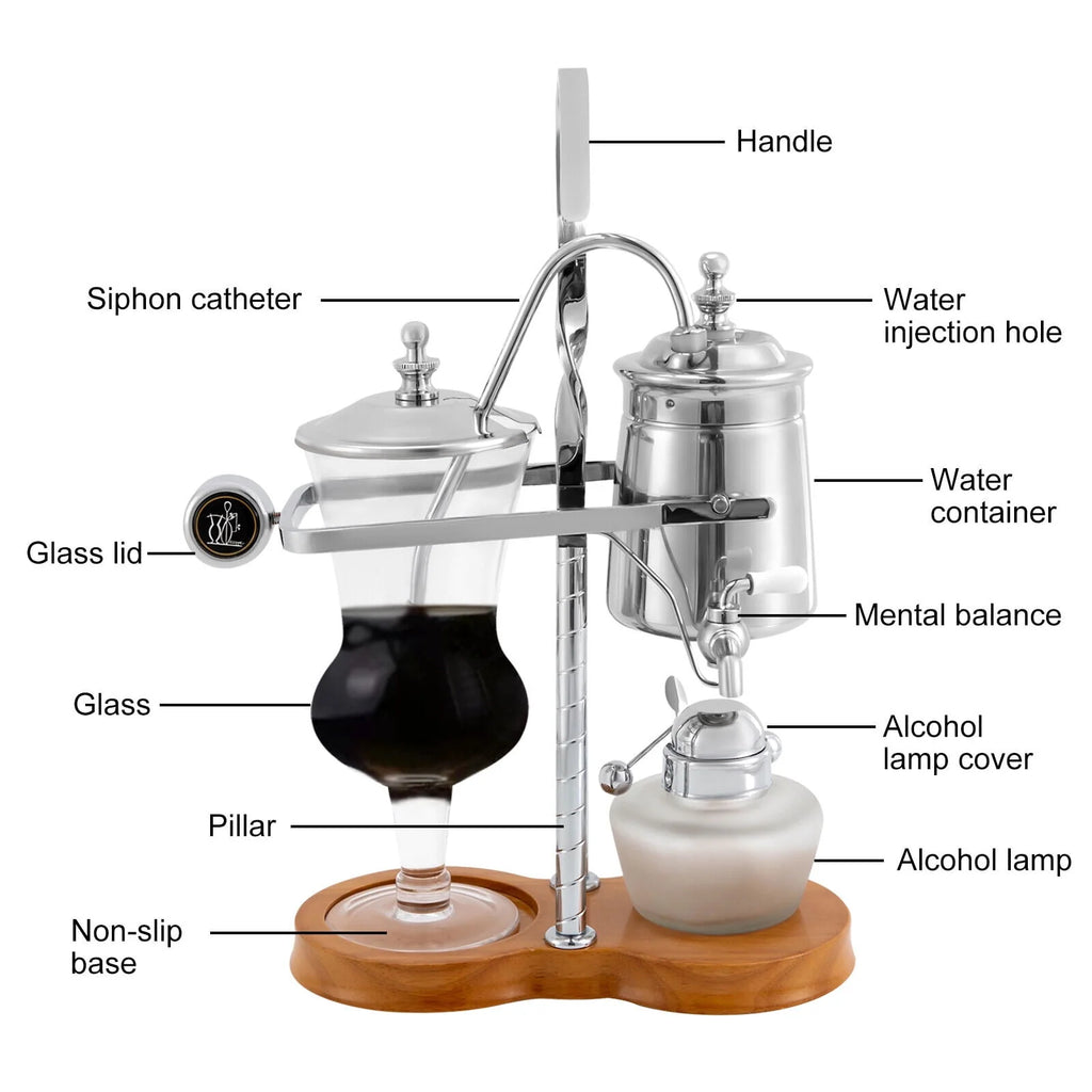 4-Cup Belgian Syphon Coffee Maker Set L138452