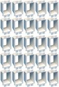 White 1-Gang 25-Pack Electrical Outlet Box Extender W806495