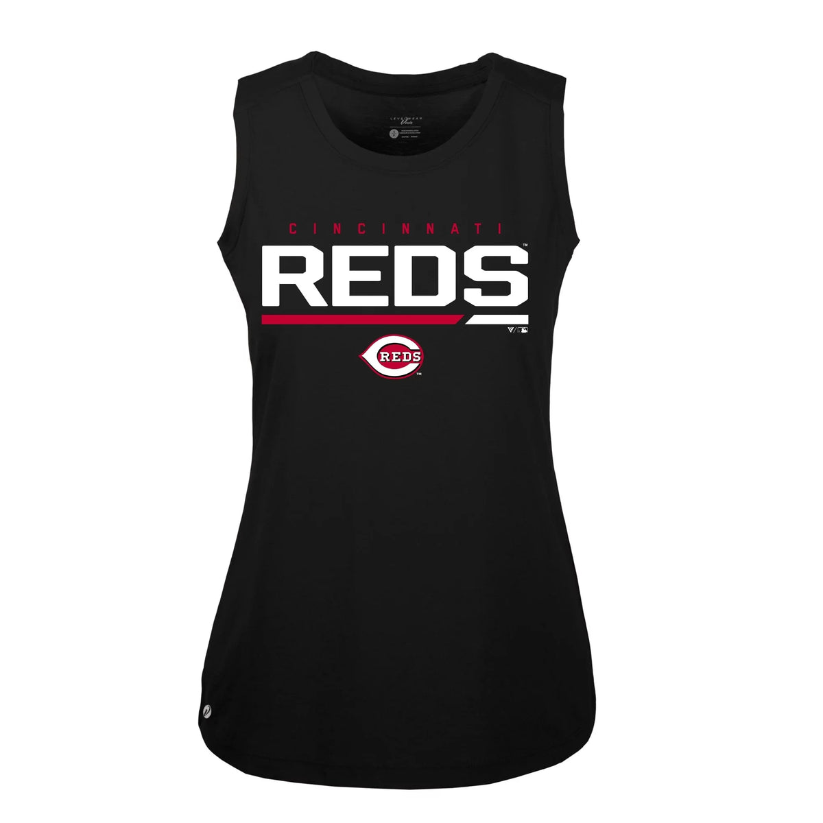 Women's Black Muscle Tank Top J11630