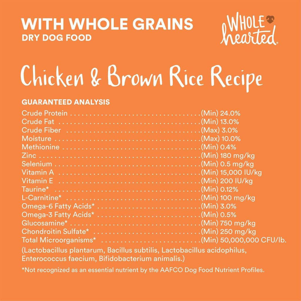 Chicken & Brown Rice Recipe Dry Dog Food J24036