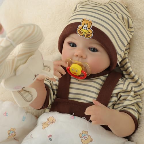 20" Realistic Lifelike Newborn Baby Doll Full Vinyl Body H7450