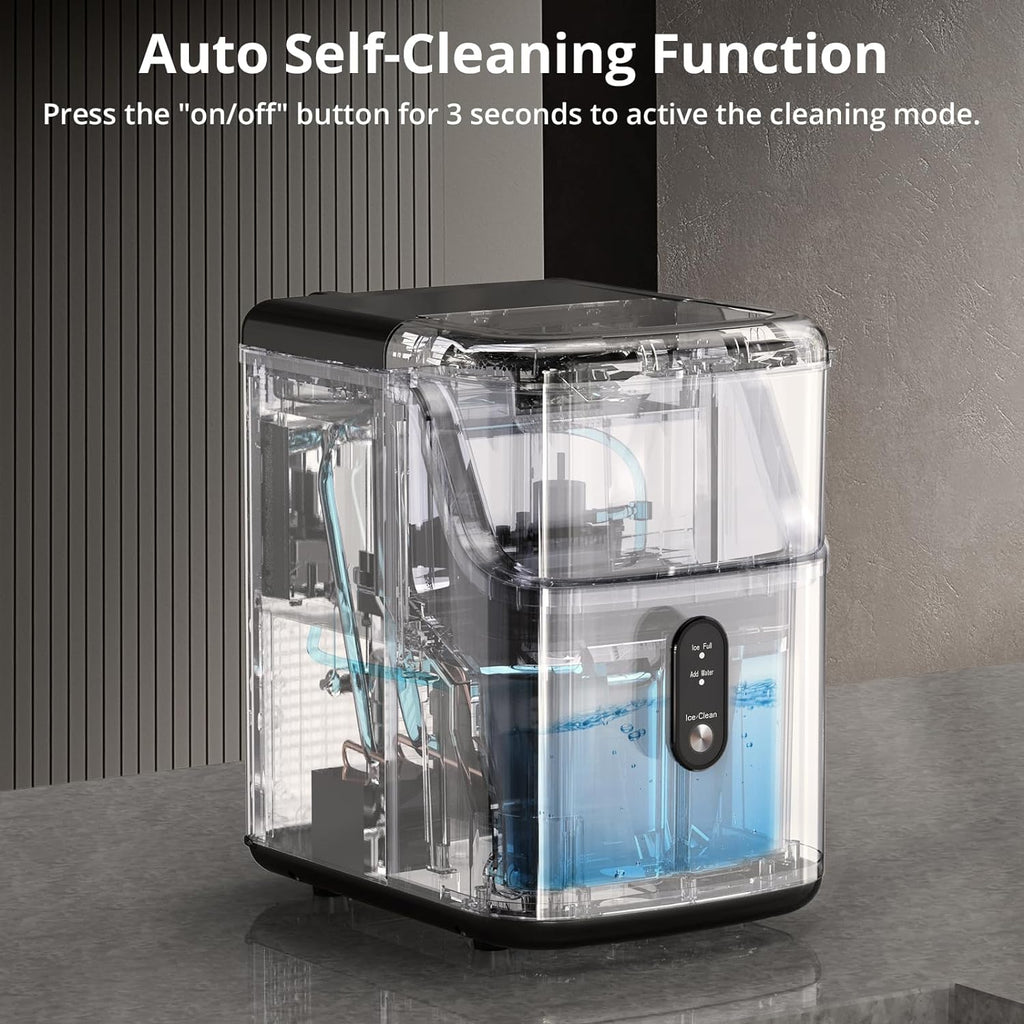 Countertop Nugget Ice Maker with Self-Cleaning X2250