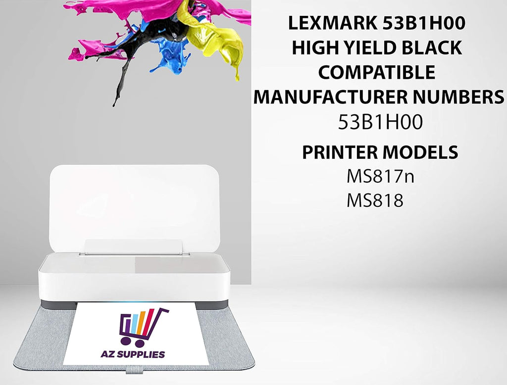 Compatible Black High Yield Toner Cartridge 2 Packs X2674