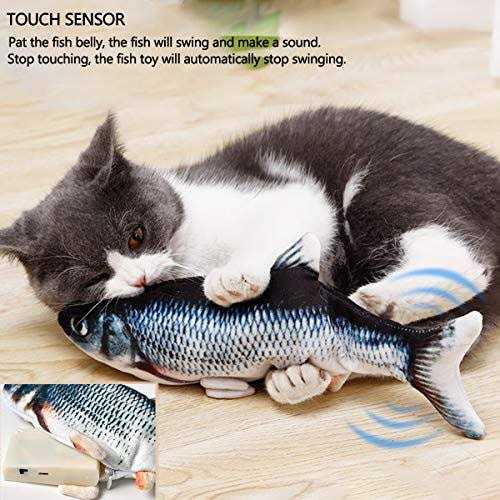 Electric Floppy Fish Cat Toy W94792