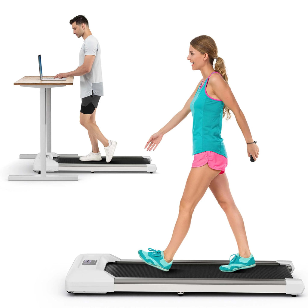 0.6-3.8MPH Walking Pad Under Desk Treadmill with Remote Control M6539