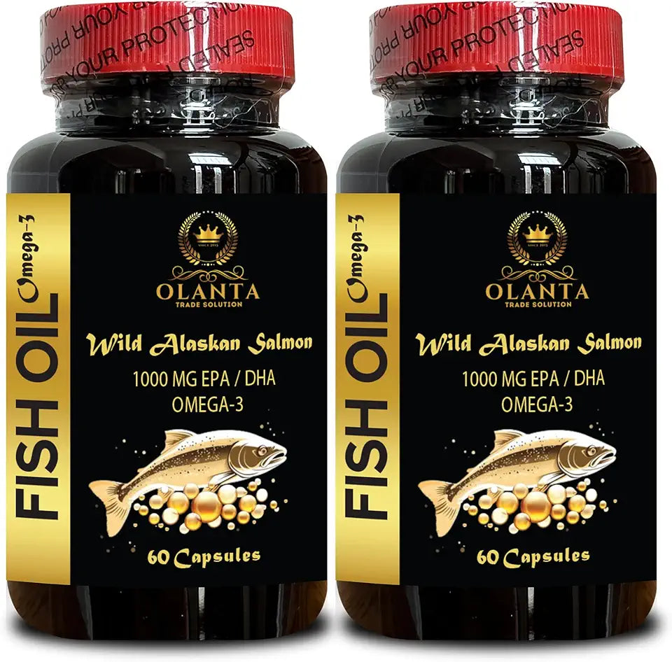 Salmon Fish Oil Omega-3 1000mg Softgels K1742