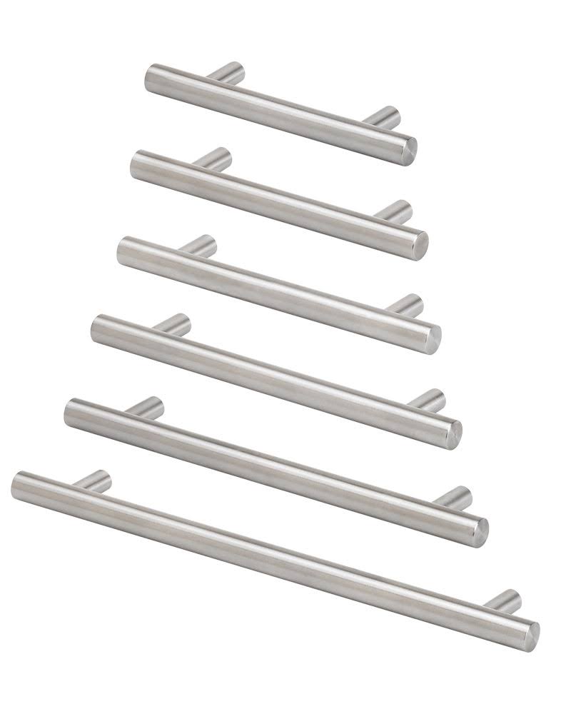 8x22 Kitchen Cabinet and Drawer Pulls Unlacquered Polished Brass U53483