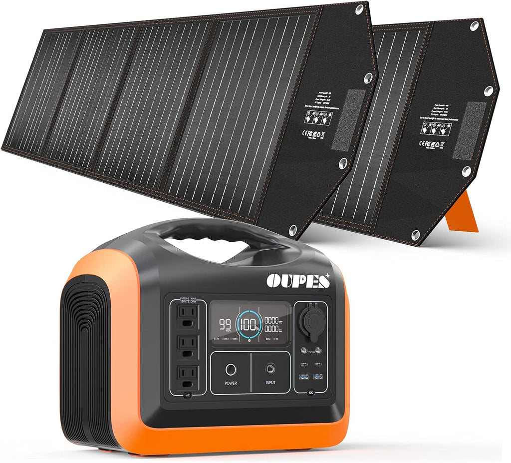 Portable Power Station 600W with 100W Panel S411998