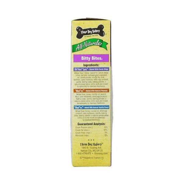 Carob Peanut & Vanilla Soft Baked Dog Treats W13175