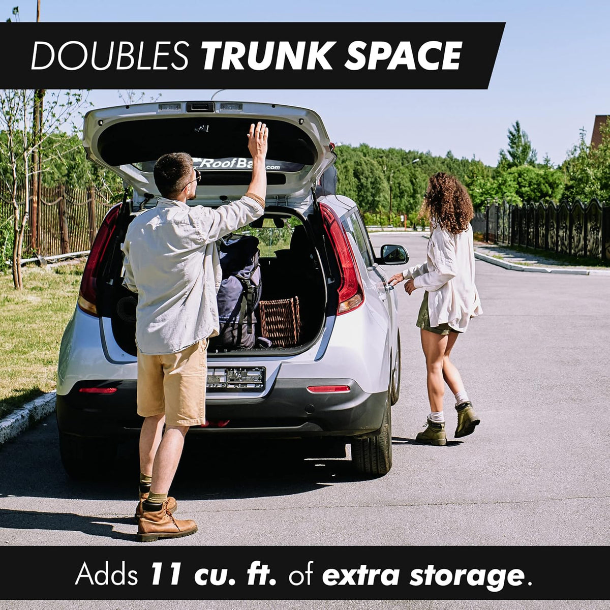 Waterproof Rooftop Cargo Carrier 11 cu. ft. Z1231