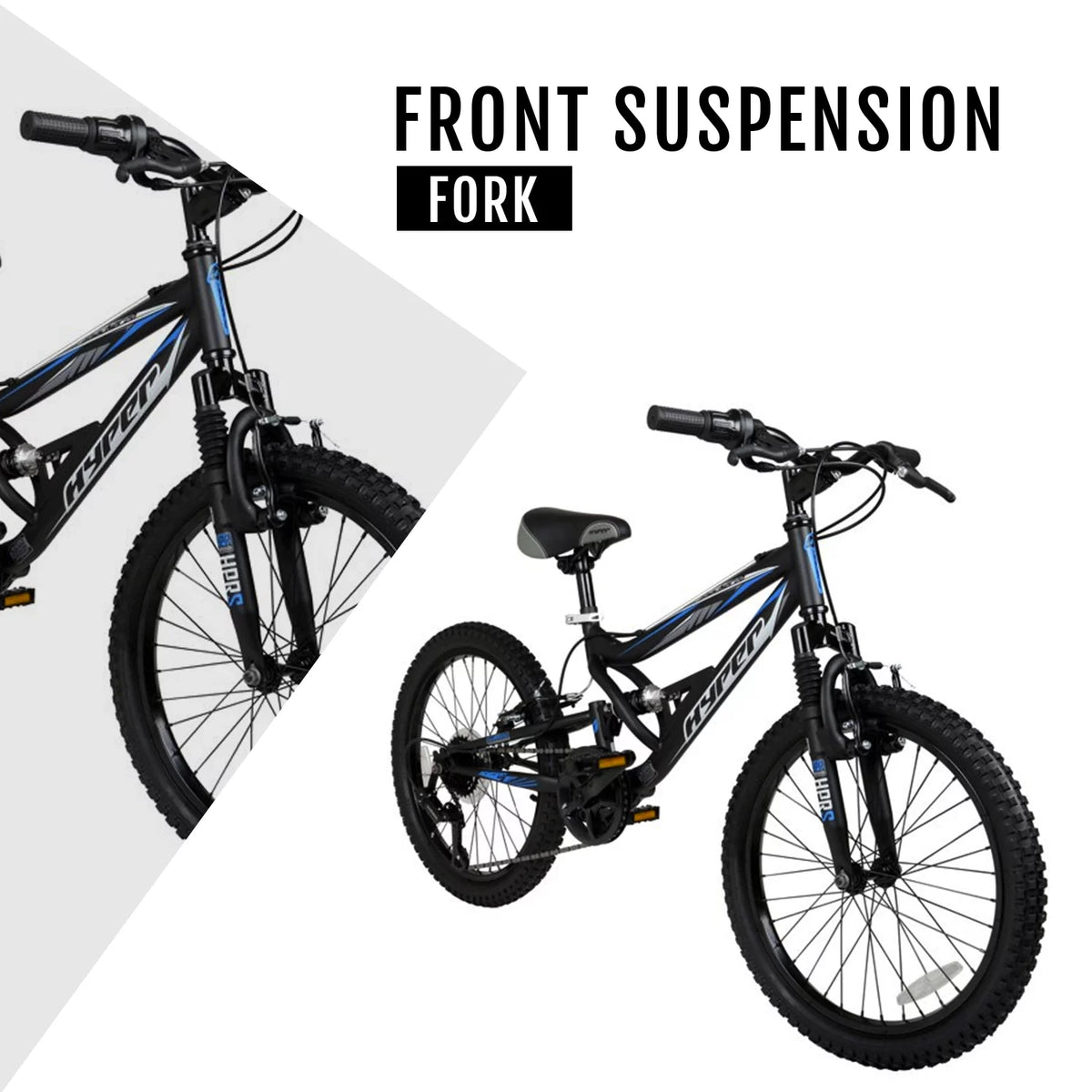 20 Boys Black Mountain Bike J53560