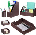6 Piece Office Supplies Storage Caddy Set T951