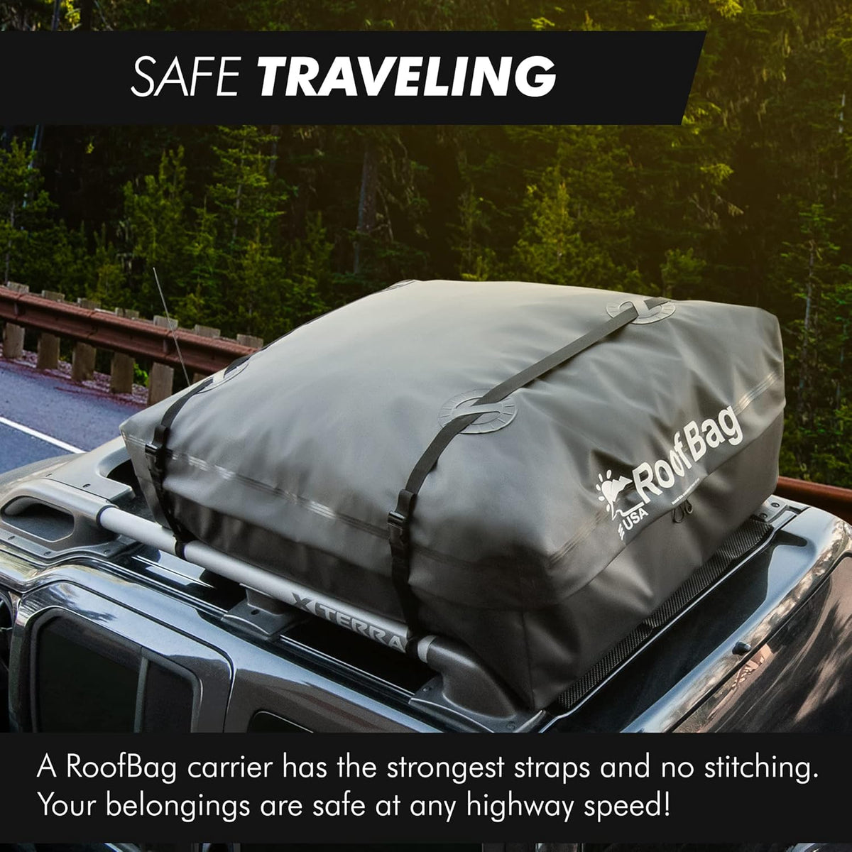 Waterproof Rooftop Cargo Carrier 11 cu. ft. Z1231