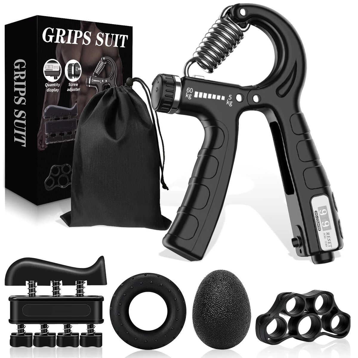 Adjustable Hand Grip Strengthener M4429