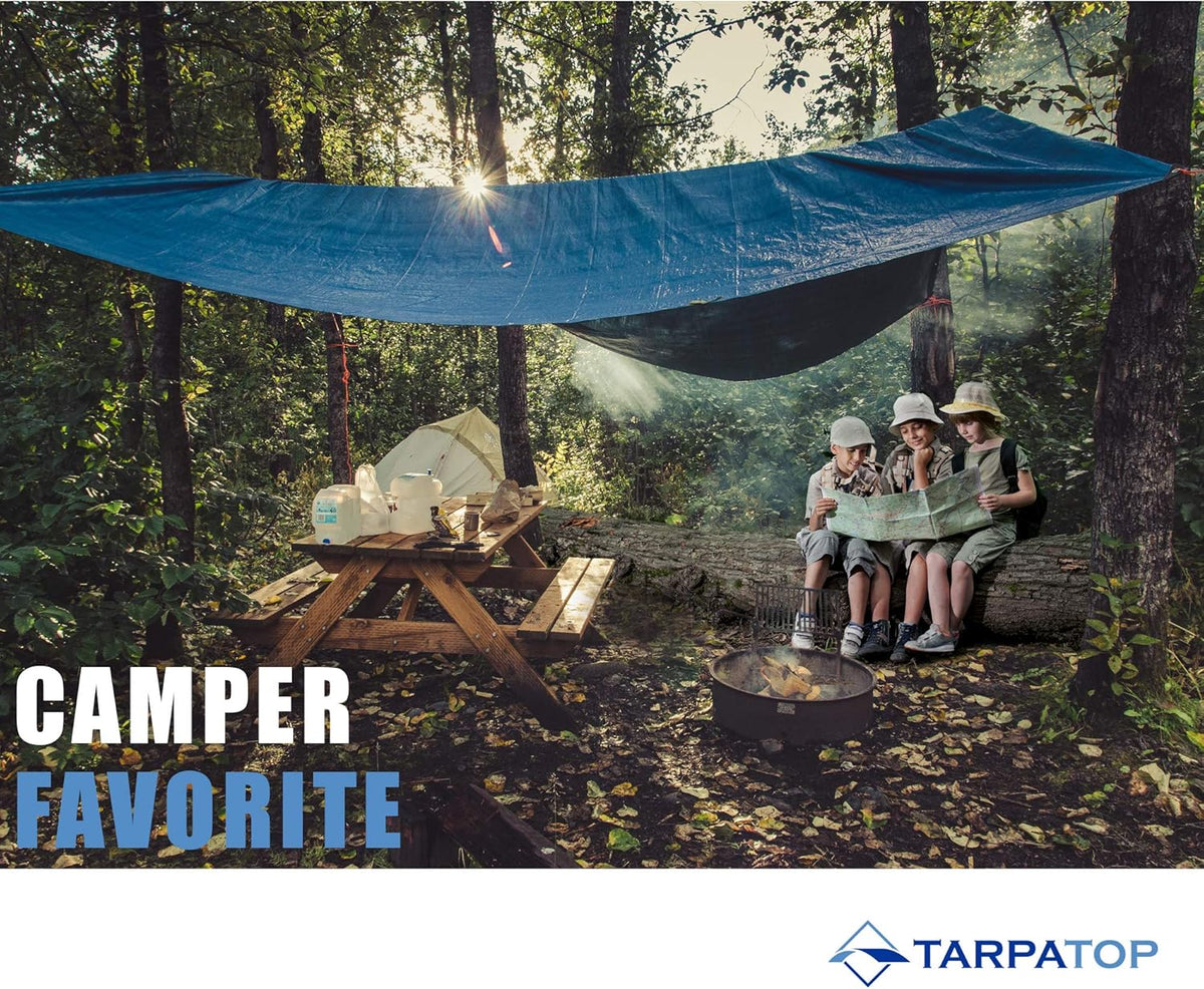 30X40 Waterproof Multi-Purpose Poly Tarp Blue H52081