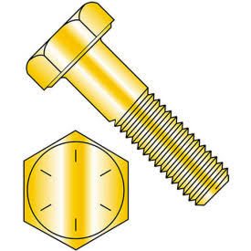 3/4-10 x 1-1/2x22 Hex Head Cap Screw Steel Zinc Yellow Grade 8 H356381