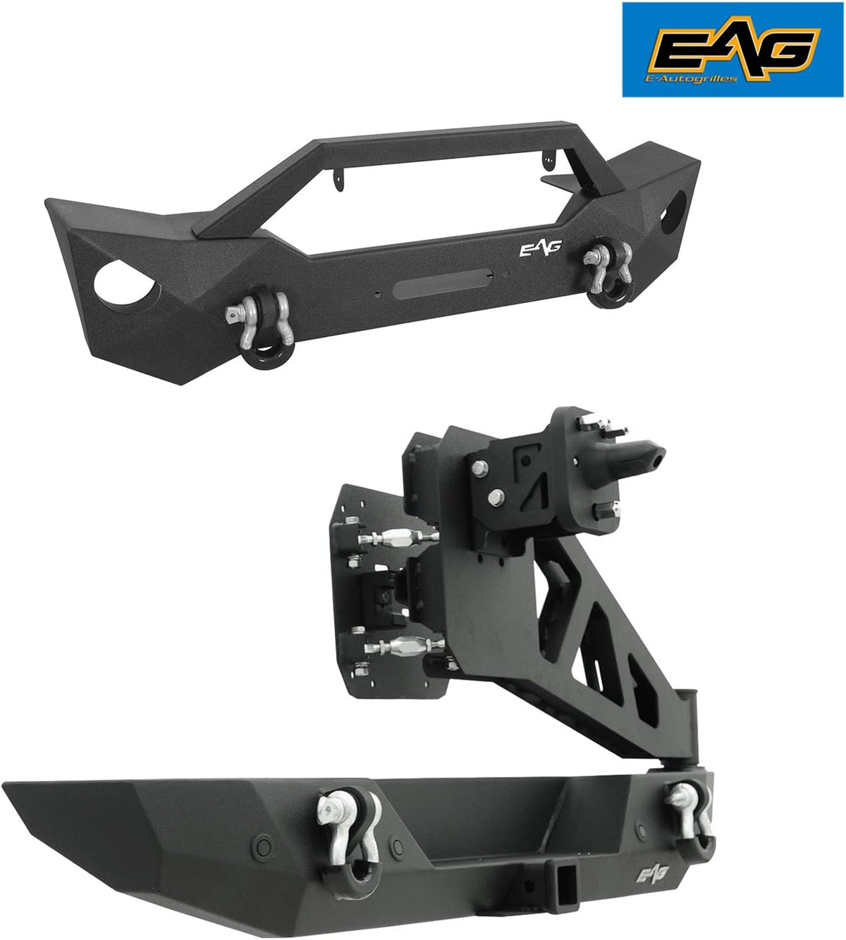 Front and Rear Bumper with Tire Carrier B9737