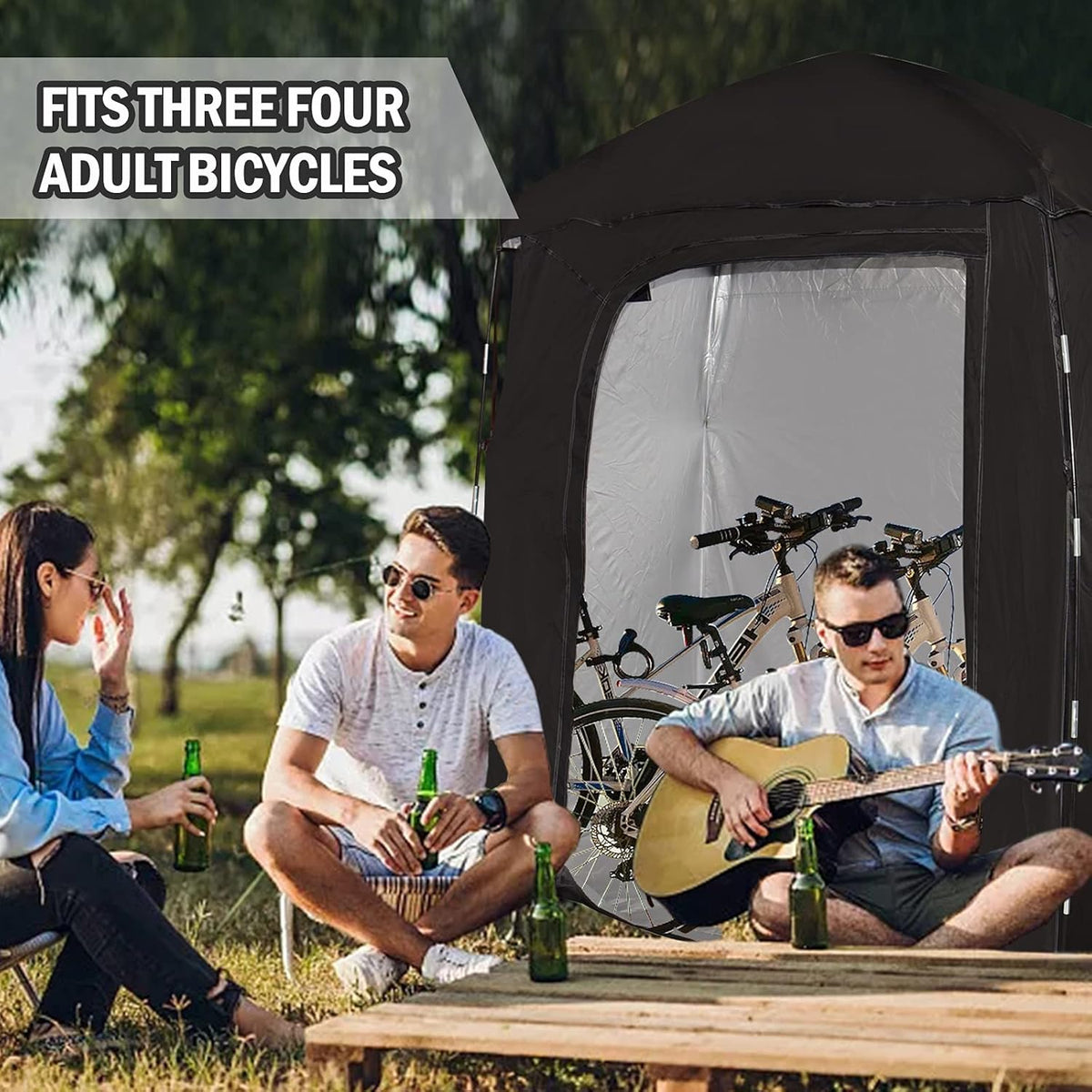 Bike Storage Sheds, Waterproof Portable Bike Shed Tent B35225
