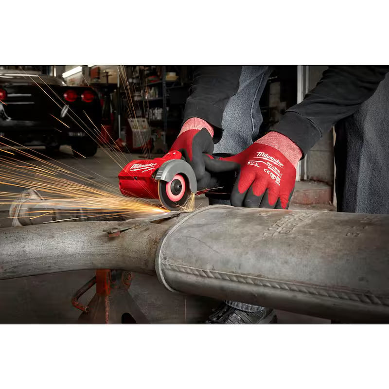 12V Brushless Cordless Cut Off Saw with 6-Pack Metal Cut Off Wheels J729