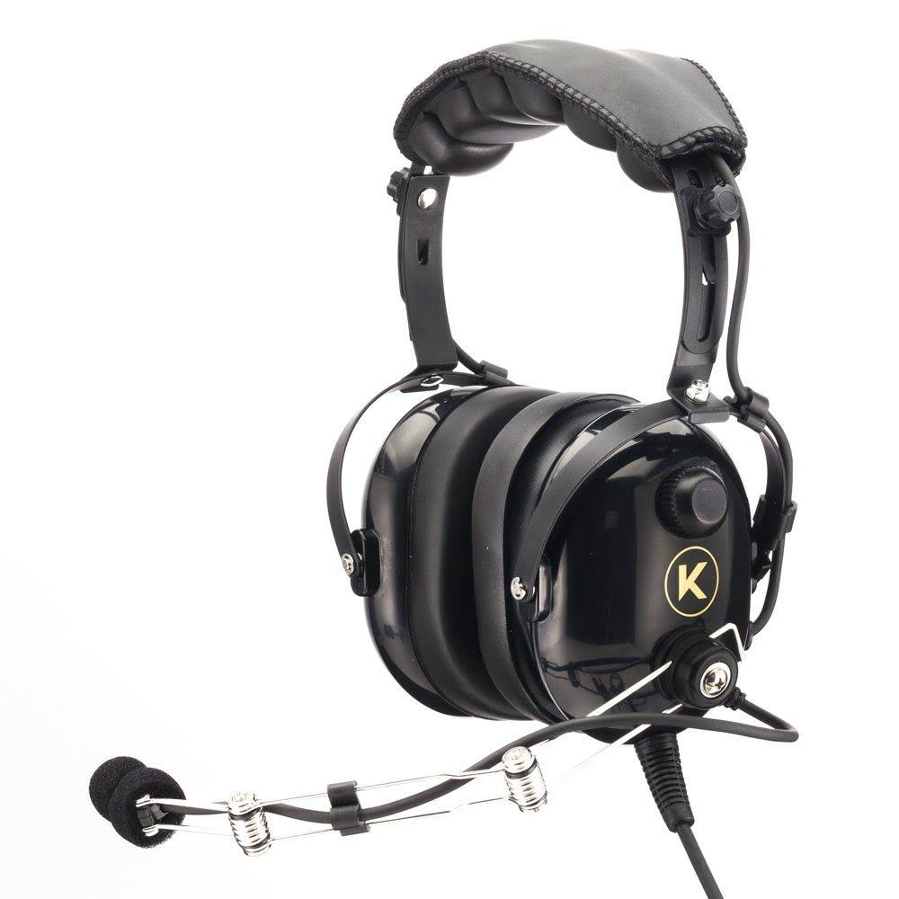 Black Aviation Headset F2560