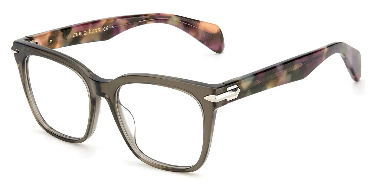 Green Rectangular Eyeglasses Q489008
