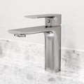 Single Handle Brushed Nickel Bathroom Faucet W8954