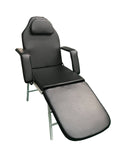 3 Fold Portable Tattoo Facial Bed Beauty Salon Massage Table Chair with Carrying Case Black H566296