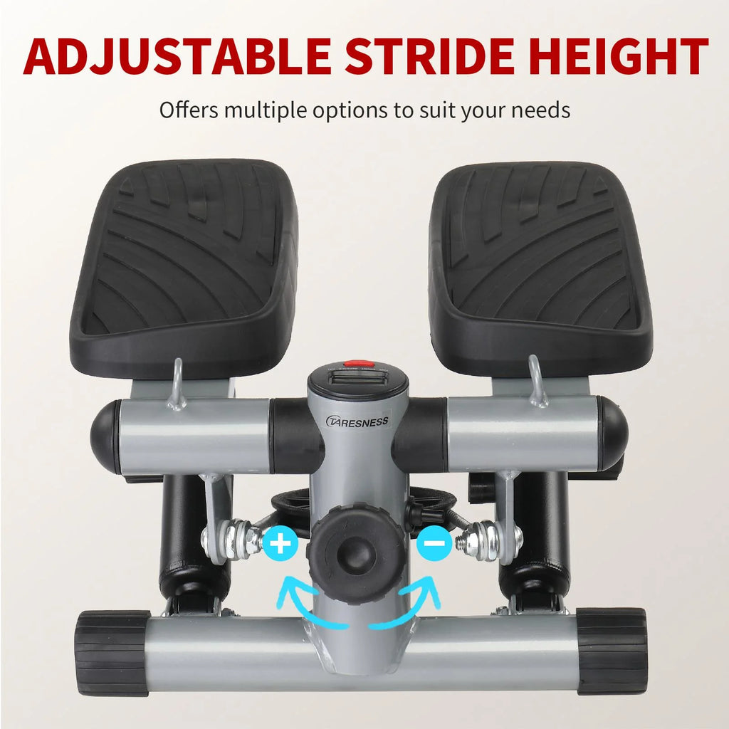 Mini Air Aerobic Stepper with LCD Display & Resistance Bands E877044