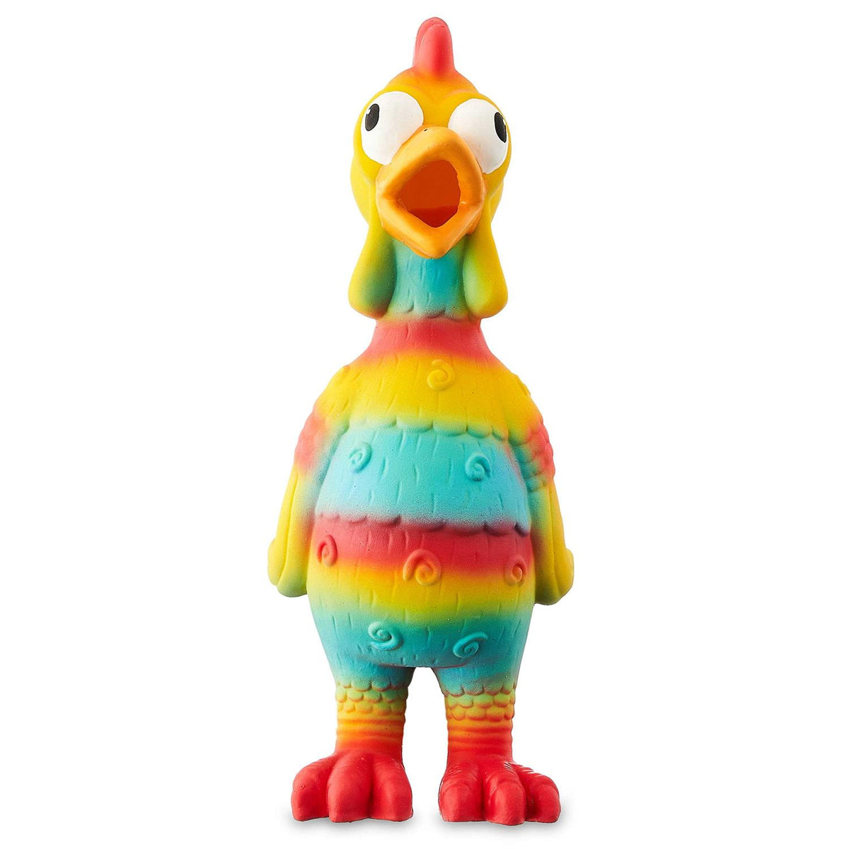 Tie Dye Chicken Dog Toy J296861