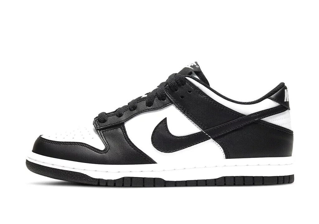 White Black Leather Sneaker Shoes C53190