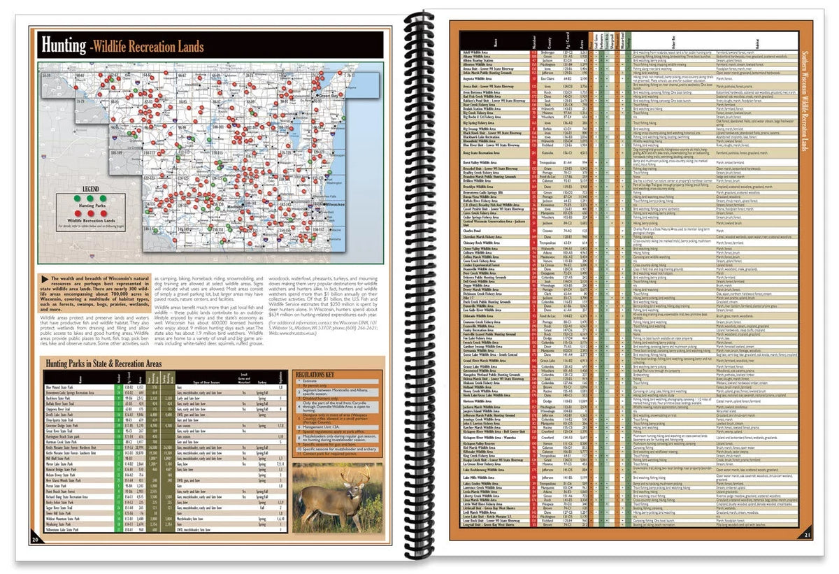 Wisconsin All Outdoors Atlas and Field Guide A56926