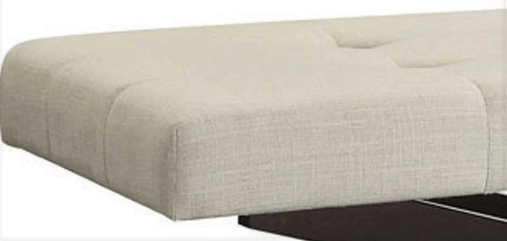 Beige Tufted Upholstered Bench M242694