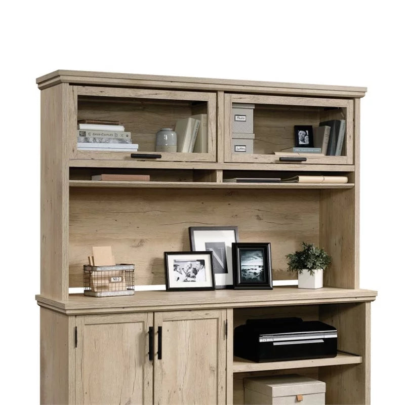 L-Shaped Desk & Large Hutch Q59729