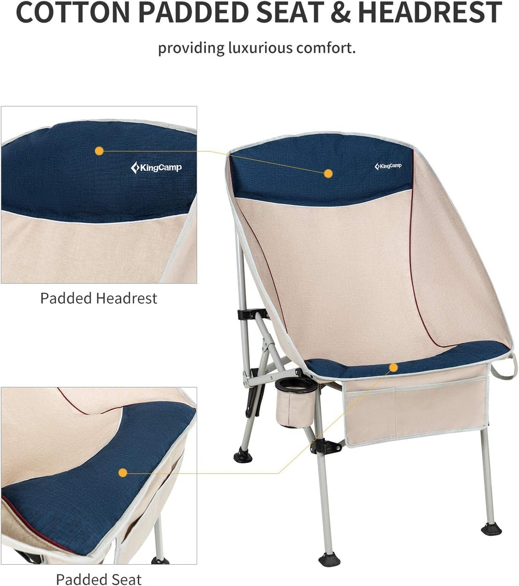 Folding Camping Chair with Cup Holder & Carry Bag Z926395