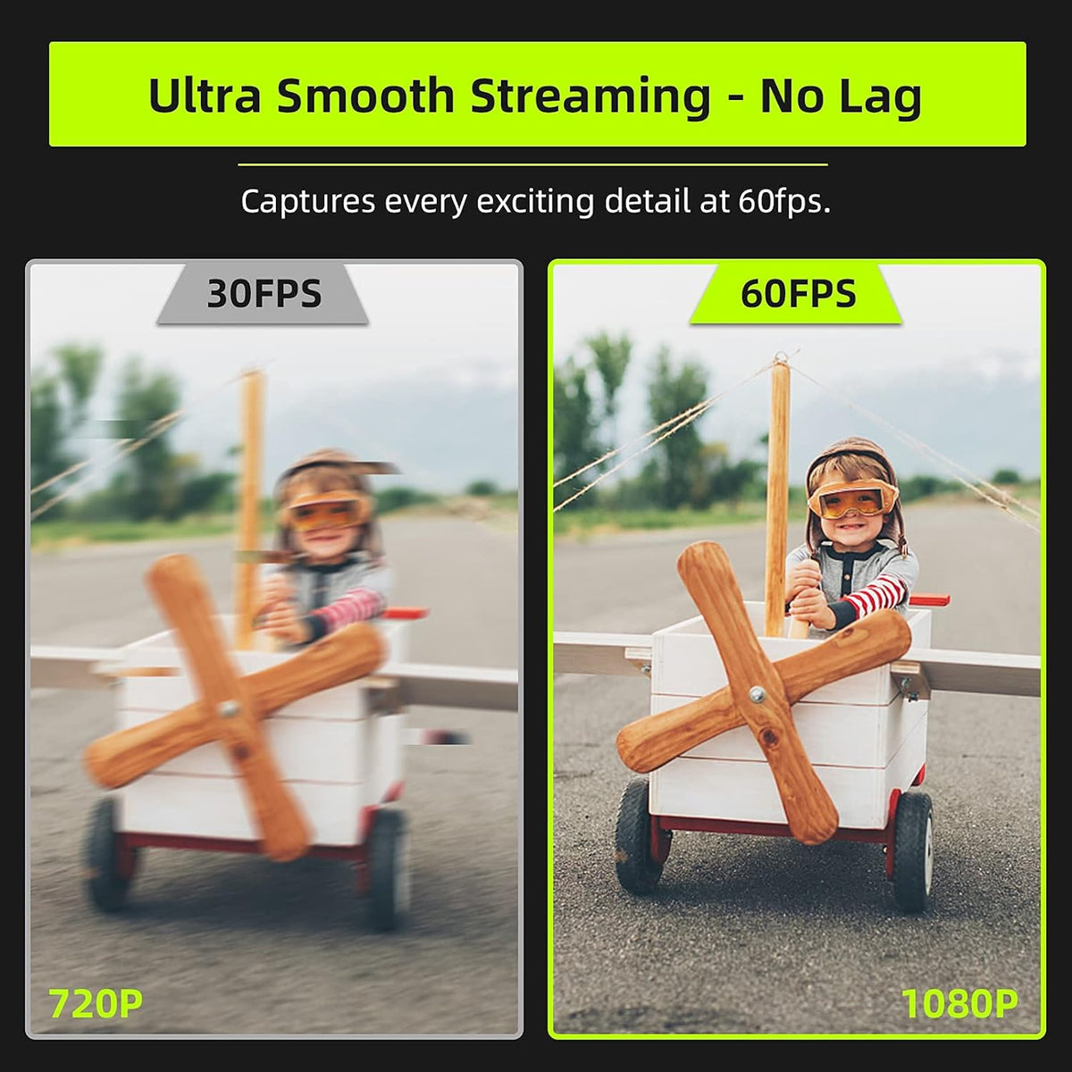 1080P 60FPS Webcam with Light R766901