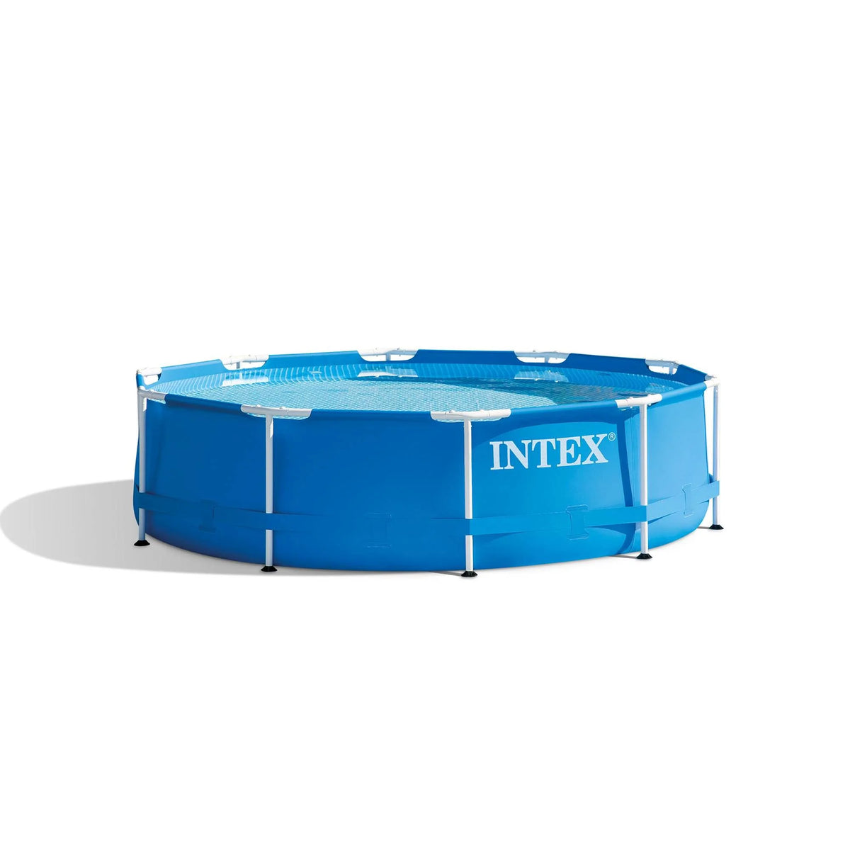 10' x 30 Metal Frame Round Swimming Pool with Filter Pump & Cover V116915