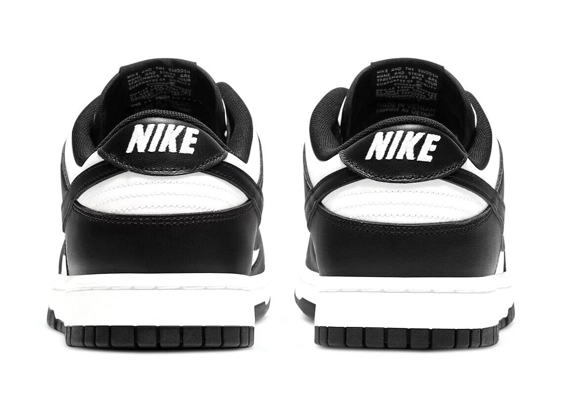 White Black Leather Sneaker Shoes C53190
