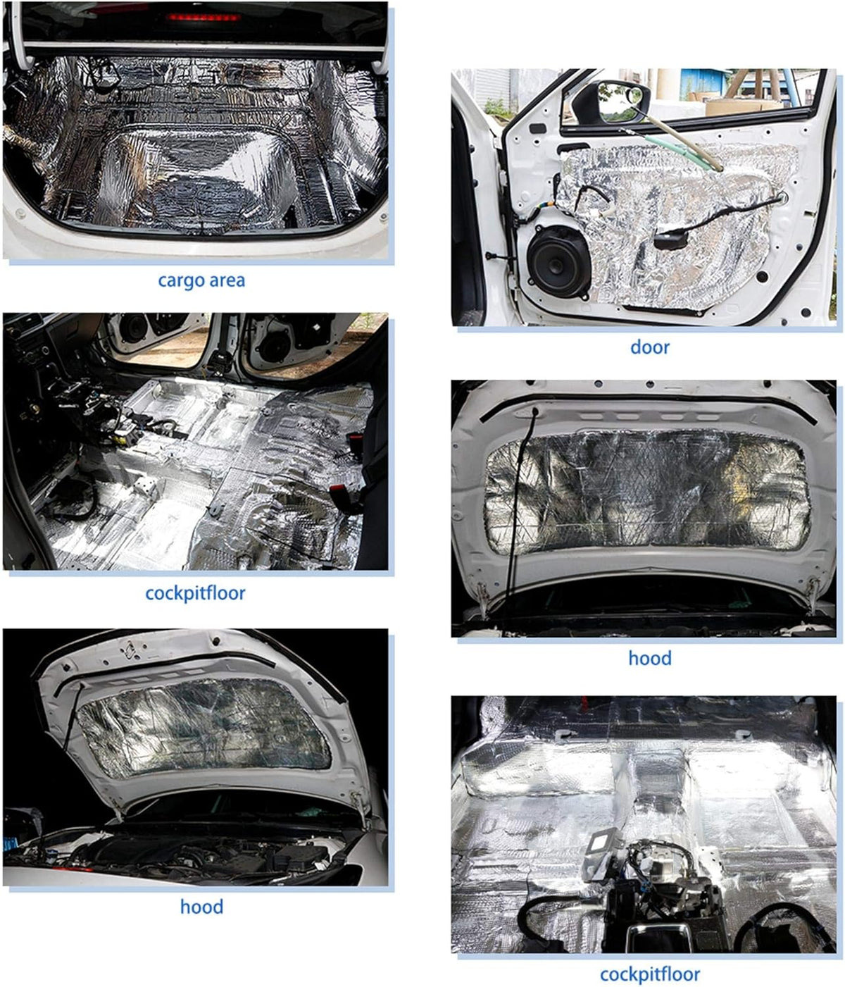 Car Heat Sound Deadener Insulation Mat Y6962