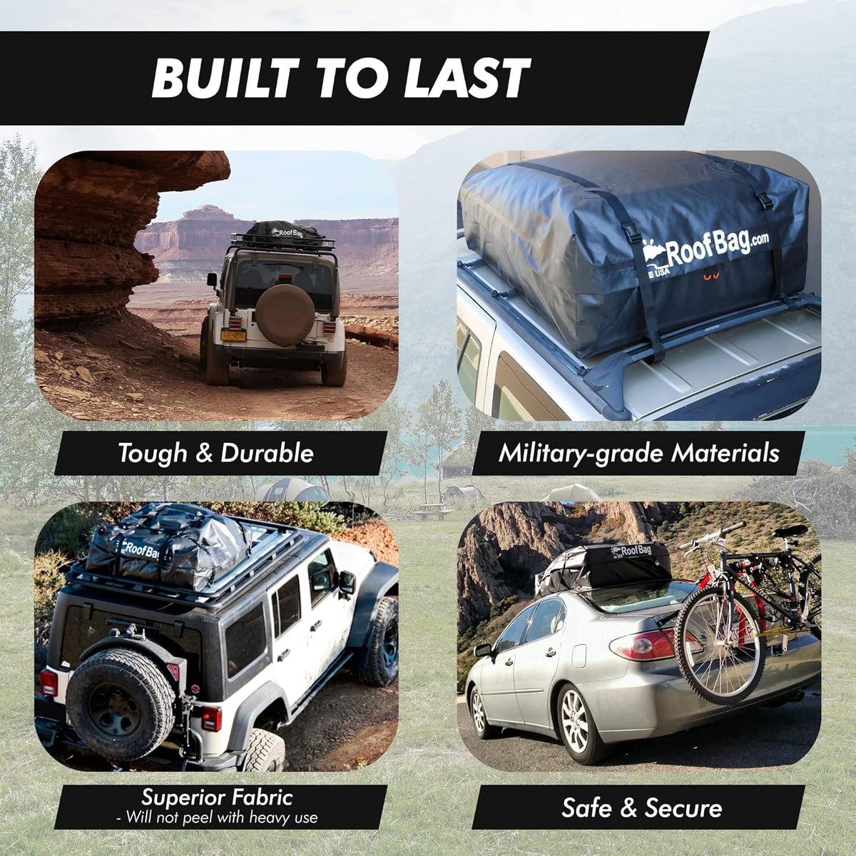 Waterproof Rooftop Cargo Carrier 11 cu. ft. Z1231