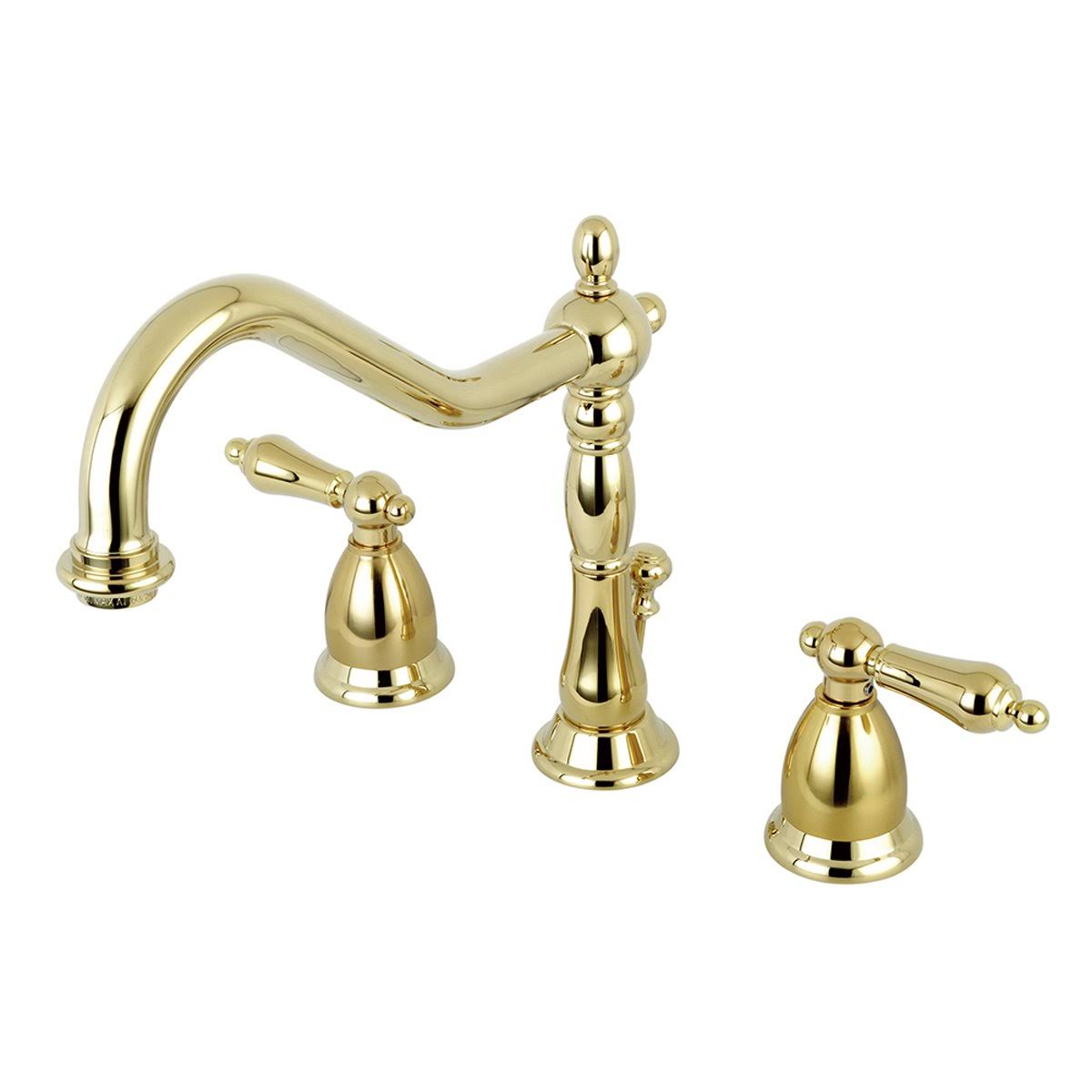Oil Rubbed Bronze Widespread Lavatory Faucet with Pop-Up X2597