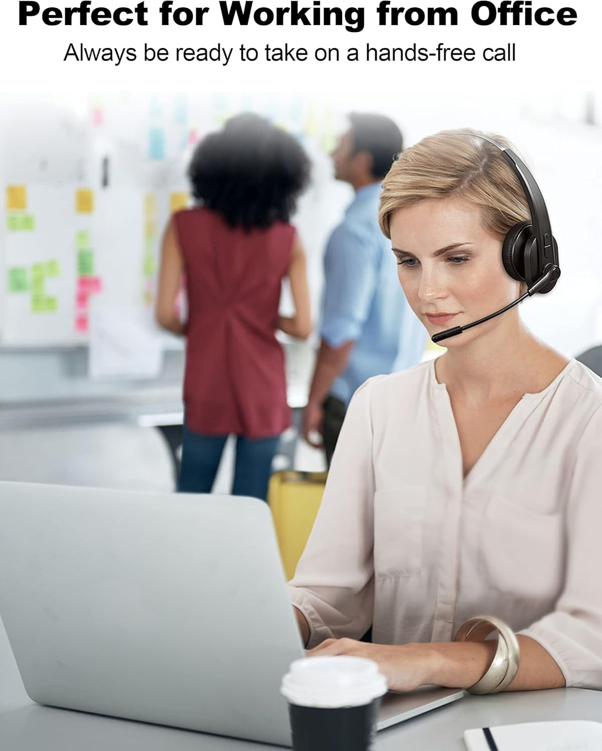 Bluetooth Trucker Headset with Noise Canceling Microphone F515794