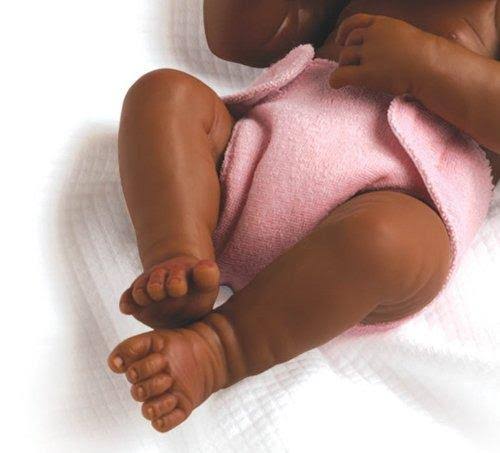 Realistic 14 inch African American Baby Doll S407280