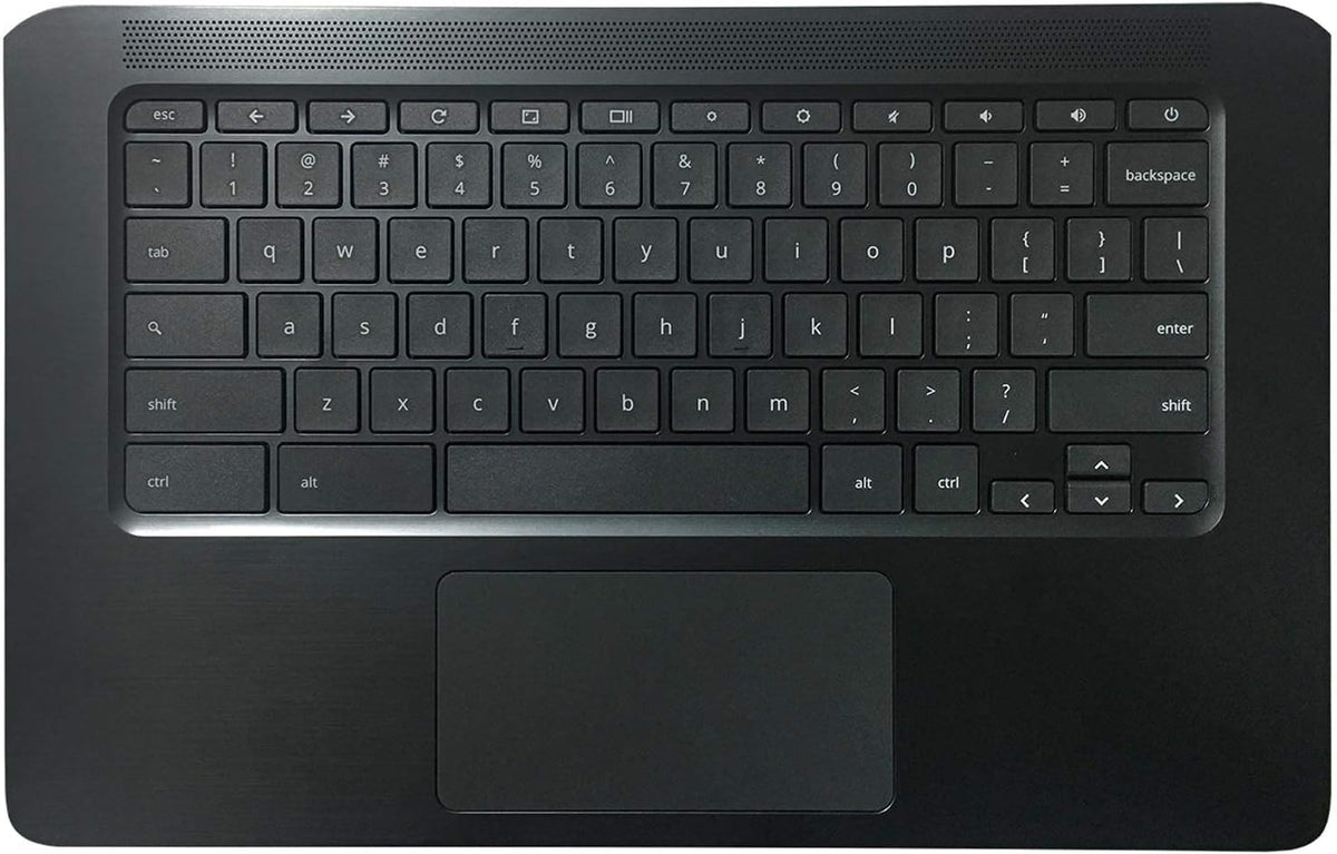 Black Palmrest Upper Case with Keyboard and Touchpad Assembly M602906