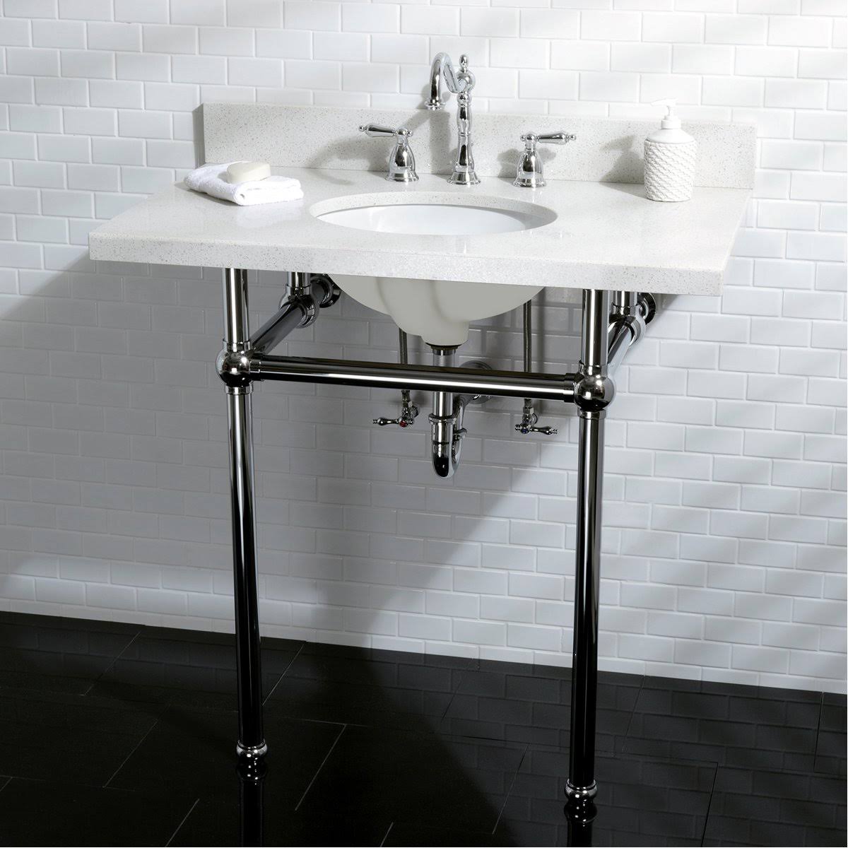 Oil Rubbed Bronze Widespread Lavatory Faucet with Pop-Up X2597