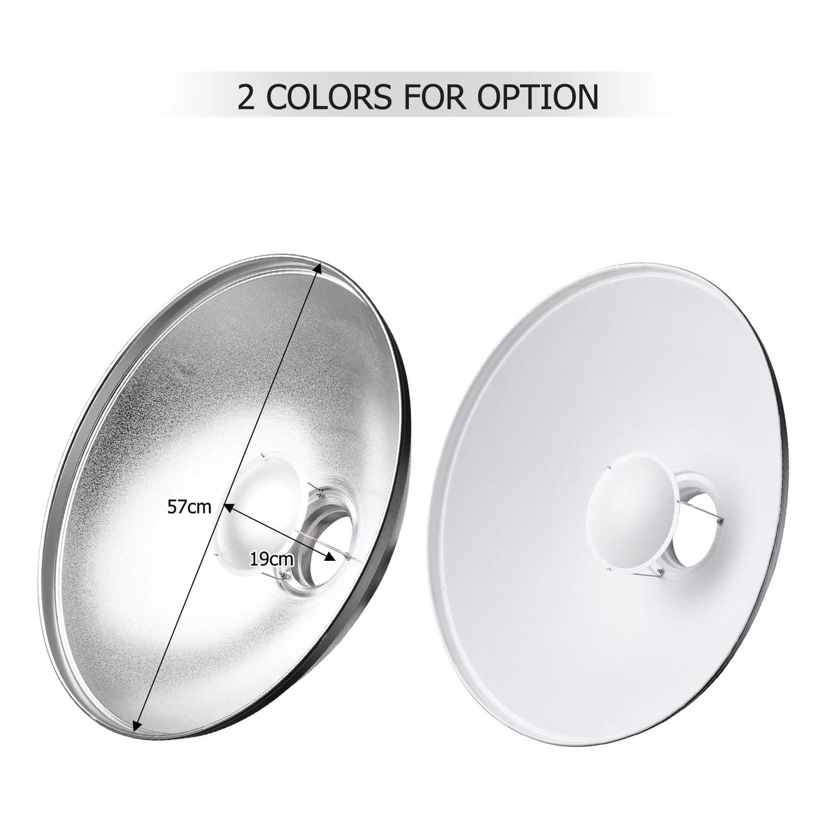 22 Inch Beauty Dish Reflector Diffuser with Honeycomb Soft Cloth L866615