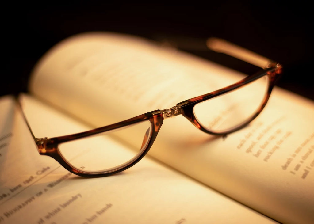 Foldable Round Tortoise Shell Reading Glasses H702