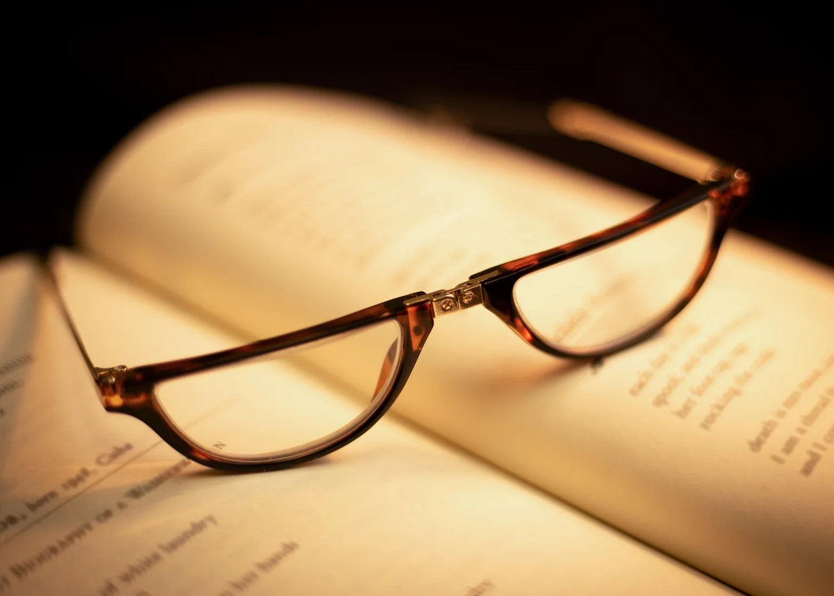 Foldable Round Tortoise Shell Reading Glasses H702