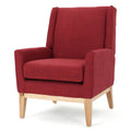 Red Fabric Accent Chair C59245